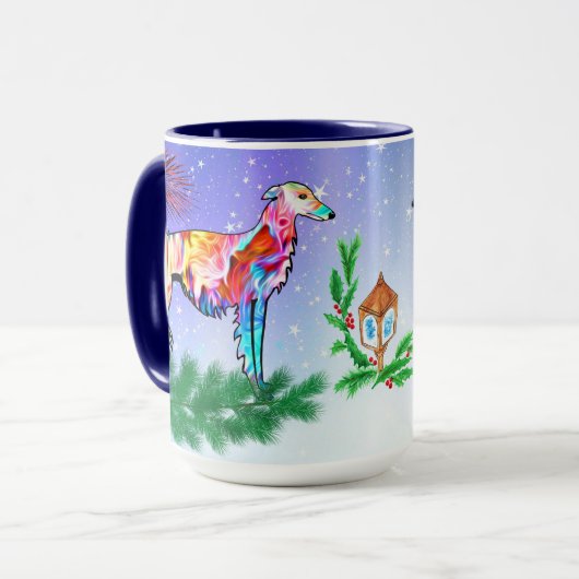 Mug Noël Silken Windhound (Devant gauche)