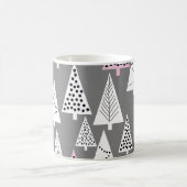 Mug Noël simple : Motif d'arbre Abstrait (Centre)