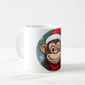 Mug Noël singe (Devant gauche)