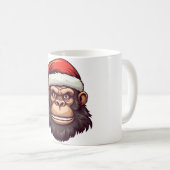Mug Noël singe (Devant droit)