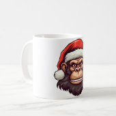 Mug Noël singe (Devant gauche)