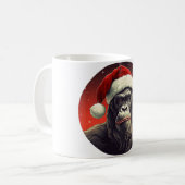 Mug Noël singe (Devant gauche)