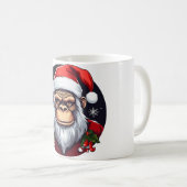 Mug Noël singe (Devant droit)
