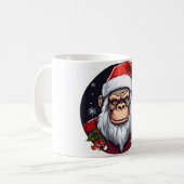 Mug Noël singe (Devant gauche)