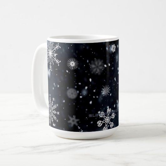 Mug Noël SlipperyJoe de différentes tailles (Devant gauche)