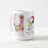 Mug Noël Snoopy & Woodstock | Meilleure maman - Photo (Devant gauche)