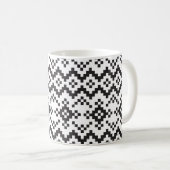 Mug Noël Snowflakes Fair Isle Seamless Patternart (Devant droit)