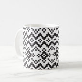 Mug Noël Snowflakes Fair Isle Seamless Patternart (Devant gauche)