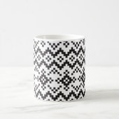 Mug Noël Snowflakes Fair Isle Seamless Patternart (Centre)