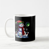 Mug Noël Snowman Jouer Bowling Ll Et Pins Noël (Gauche)