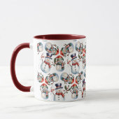 Mug Noël Snowmen (Gauche)