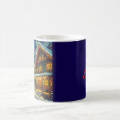 Mug Noël Starry Night Mountain Village (Centre)