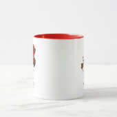 Mug Noël Stocker mignonne Calico Kitten (Centre)