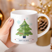 Mug Noël Stressé Bénis Obsédé Personnalisé
