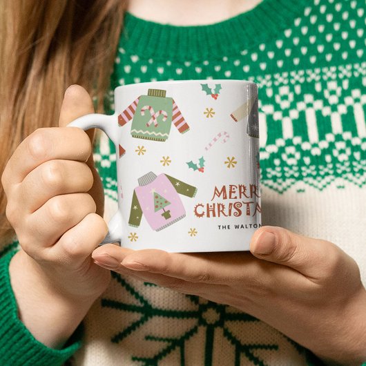 Mug Noël Sweater Rétro Moche