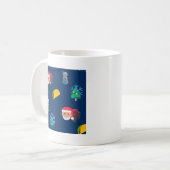 Mug noël taco emoji (Devant gauche)