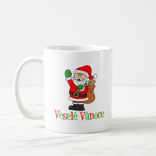Mug Noël tchèque Père Noël de Vesele Vanoce (Gauche)