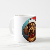 Mug Noël teckel (Devant gauche)