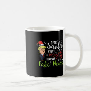 Mug Noël Trump Cher Père Noël Faux News Drôle Noël Moi