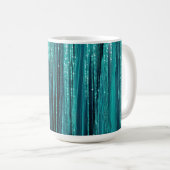 Mug Noël turquoise Pine Green Tinsel (Devant droit)