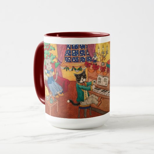 Mug Noël victorien (Devant gauche)