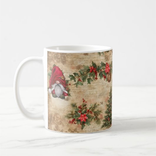 Mug Noël vintage (Gauche)