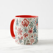 Mug Noël vintage design scandinave (Devant gauche)