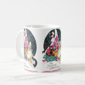 Mug Noël Vintage, Fancy Victorian Town People (Devant gauche)