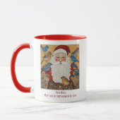 Mug Noël vintage Grand-mère (Gauche)