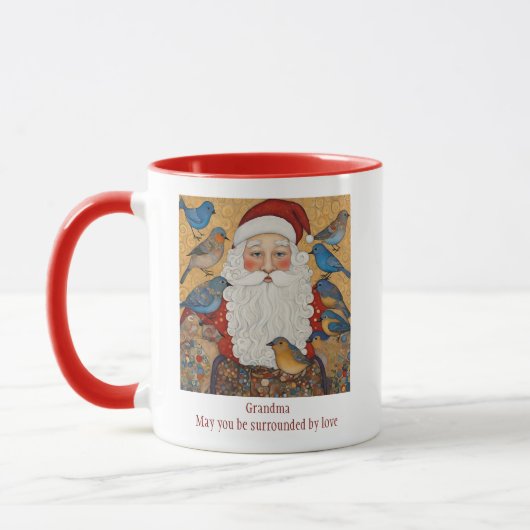 Mug Noël vintage Grand-mère (Gauche)