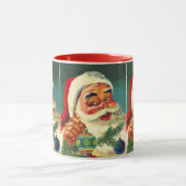 Mug Noël Vintage, Jolly Retro 50's Père Noël (Centre)