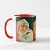 Mug Noël Vintage, Joyeux Père Noël Rétro 50's (Gauche)