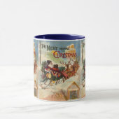 Mug Noël vintage, la veille de Noël (Centre)