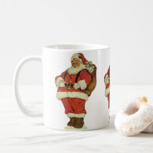 Noël vintage, Père Noël victorien avec jouets