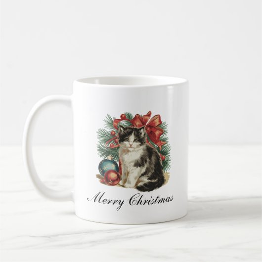 Mug Noël Vintage Traditionnel (Gauche)