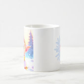 Mug Noël Whimsical d'Elfe Rose mignon (Centre)