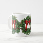 Mug Noël Wreath Maison de vacances Céramique (Devant gauche)
