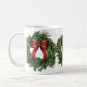 Mug Noël Wreath Maison de vacances Céramique (Gauche)