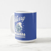 Mug Noël Yéti drôle humour des Fêtes (Devant gauche)