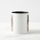 Mug NoëlPère Noël dans les branches blanches (Centre)