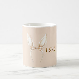 Mug Nœud aux oreilles de lapin crème