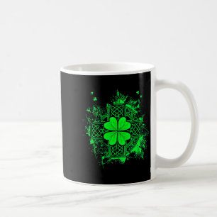 Mug Nœud celtique Trèfle irlandais à trois feuilles Sa