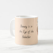 Mug Nœud de crême de noisette de pêche cosy (Devant gauche)