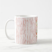 Mug Nœud floral à rayures rouges (Gauche)