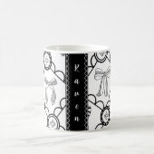 Mug Nœud Noir Coquette (Centre)