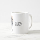 Mug Nœud Papillon Chat Noir Peche (Devant droit)