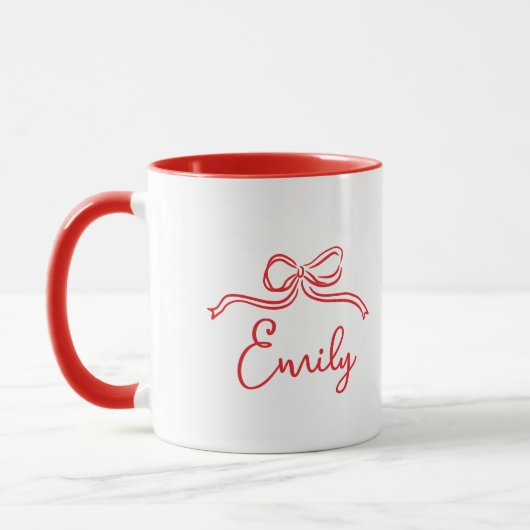 Mug Noeud papillon fantaisiste et coquet pour la douch (Gauche)