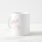 Mug Nœud Rose (Devant gauche)