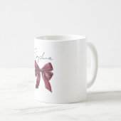 Mug Nœud Rouge Bourgogne (Devant droit)