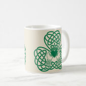 Mug Nœud Trèfle Claddagh (Devant droit)